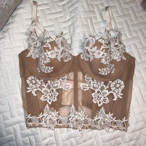 Victoria’s Secret Bustier Nude Lace